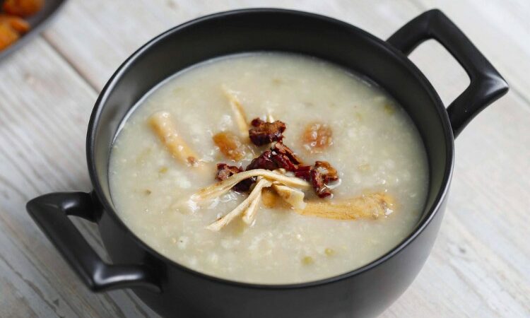 7. Cháo gạo nếp táo đỏ 1