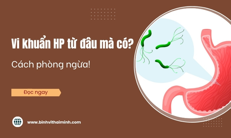 Vi khuẩn HP từ đâu mà có, cách phòng ngừa?