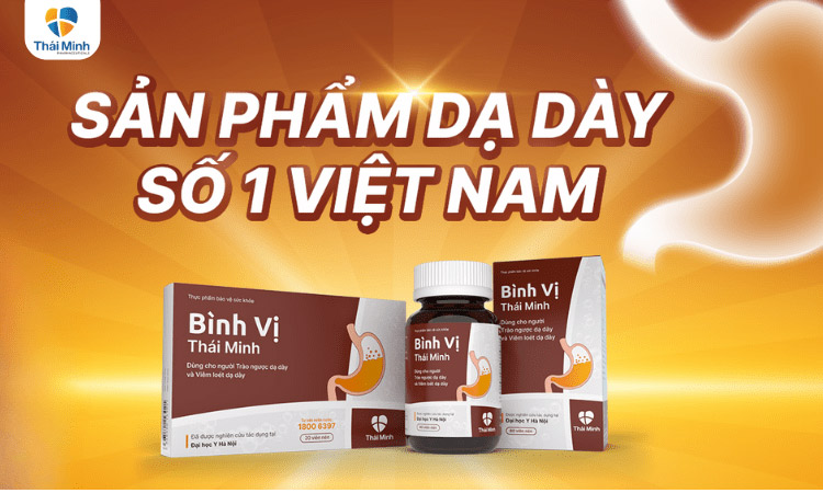 Bình Vị Thái Minh – Sản phẩm số 1 cho trào ngược, viêm loét và đau dạ dày