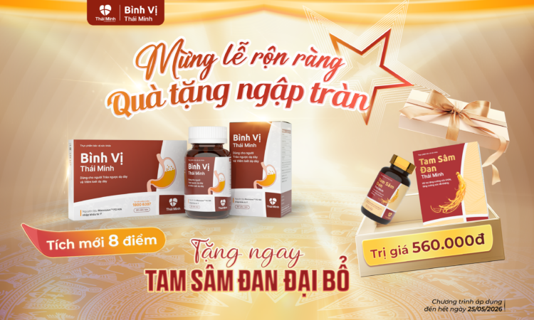 MỪNG LỄ RỘN RÀNG – QUÀ TẶNG NGẬP TRÀN CÙNG BÌNH VỊ THÁI MINH