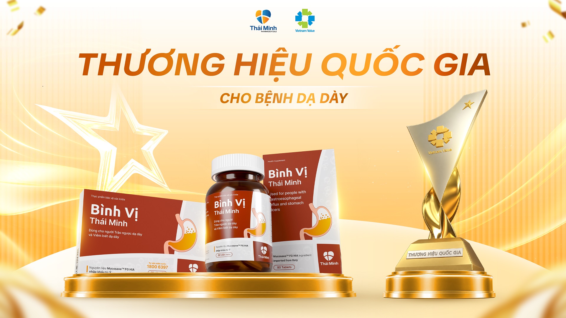 Bình Vị Thái Minh – Thương hiệu Quốc gia cho bệnh dạ dày 1